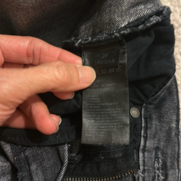 All Saints “Eve” denim grey skinny jeans with stretch 26 - Picture 7 of 9